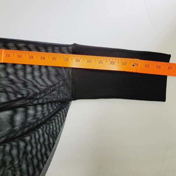 Joseph Ribkoff Sheer Top Womens Size 14 Black Long Sleeve With Cowl Neck Classic - Picture 7 of 7